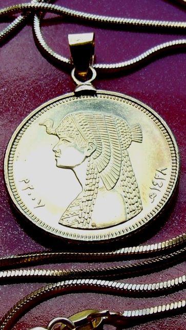 Cleopatra-Coin-Pendant-Necklace