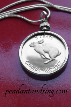 easter bunny necklace