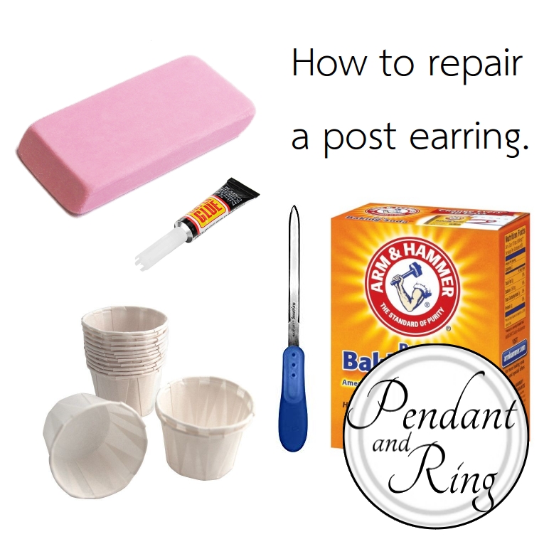 #tiptuesday – How to repair a broken post earring at&nbsp;work.