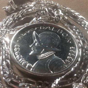 Adventurer History Buff Gift Coin Pendant Necklace