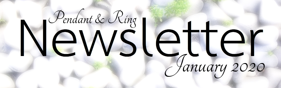 Jewelry Newsletter Pendant and Ring January 2020