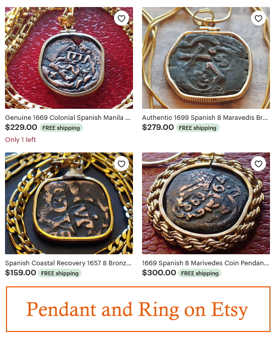 coin pendant, coin necklace, rasta jewelry, pirate jewelry, 