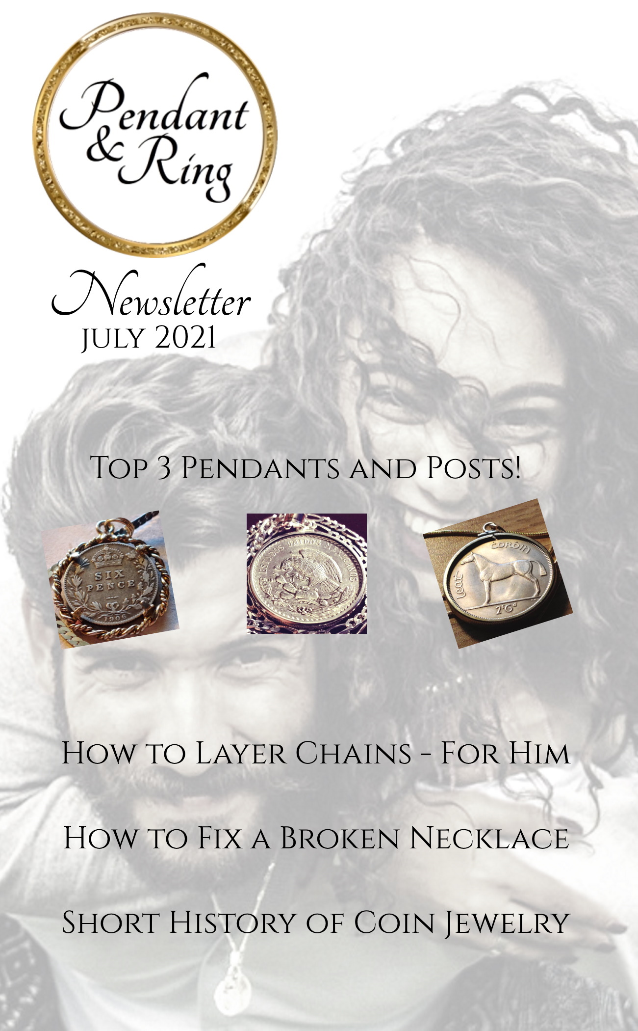 Pendant and Ring Jewelry, Coin Jewelry, Coin Necklace, Jewelry Blog