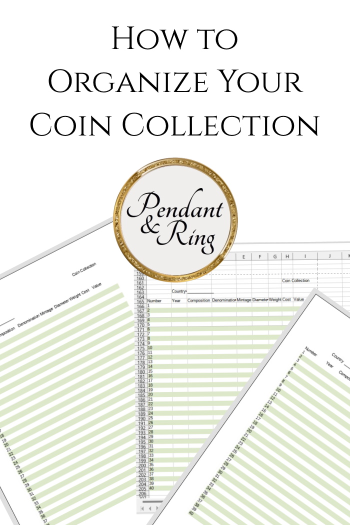Free Printable! How to organize your coin&nbsp;collection.