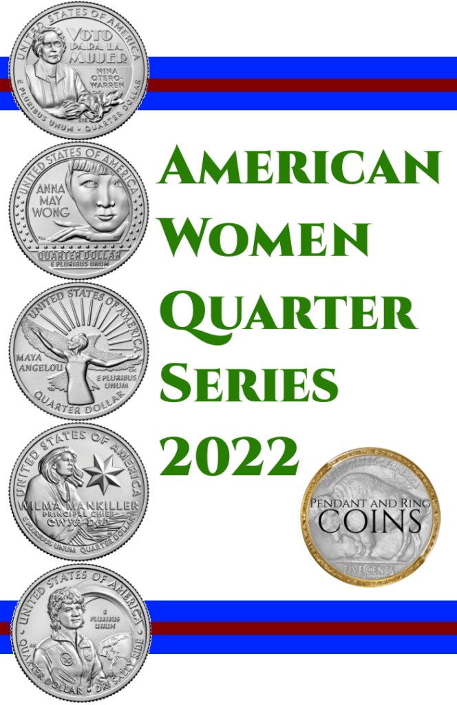 American Women Quarters Pendant and Ring Coin
