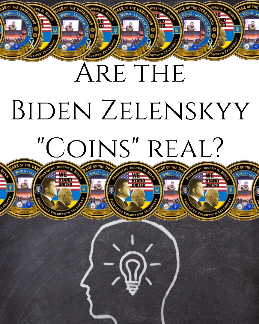 The White House Gift Shop Biden and Zelenskyy&nbsp;Coins