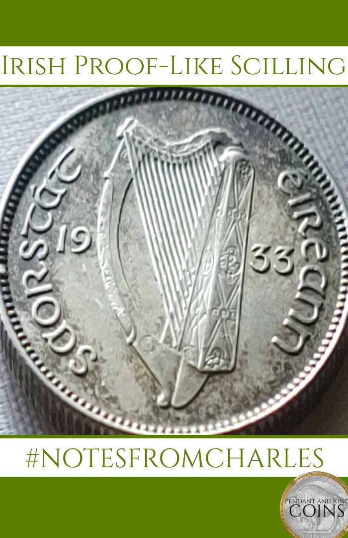 Irish Coin: 1933 Scilling. #notesfromcharles
